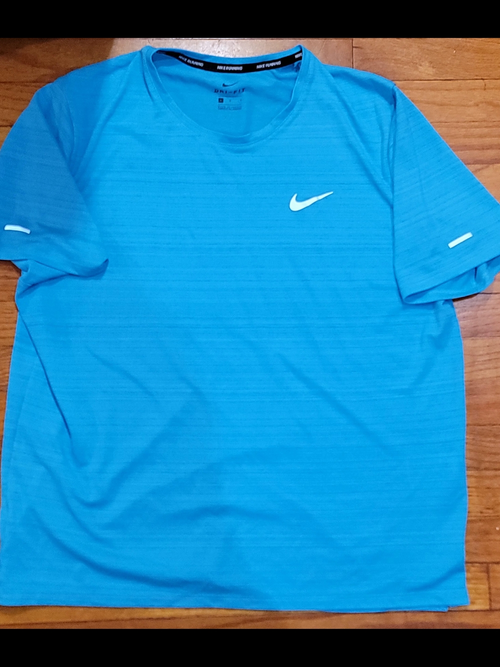 Nike Men’s Short Sleeve Crew Tee - Bright Blue with White Swoosh